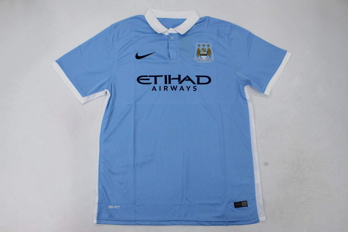 AAA Quality Manchester City 15/16 Home Soccer Jersey